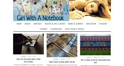 Desktop Screenshot of girlwithanotebook.com