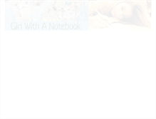 Tablet Screenshot of girlwithanotebook.com